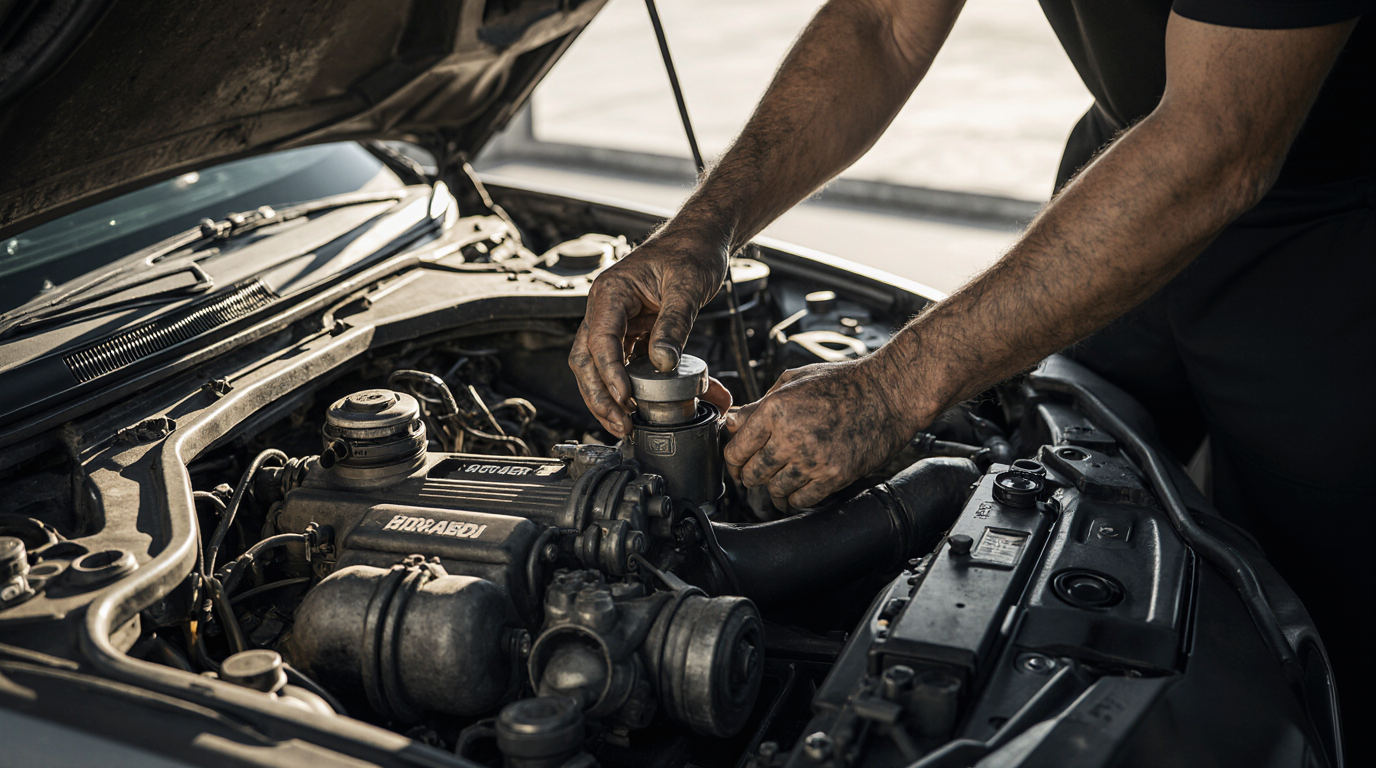 Troca de Filtro Combustivel